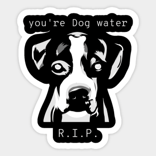 dog water 11 Sticker